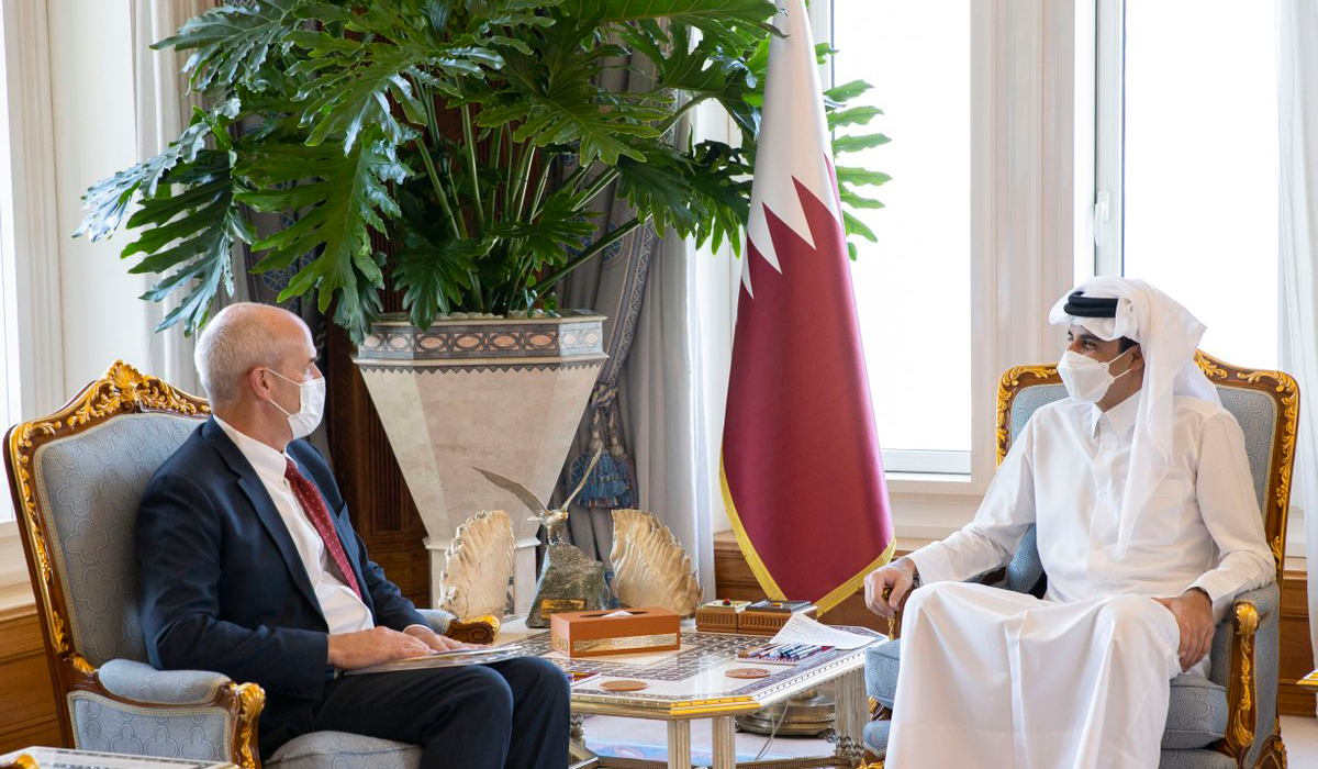 HH the Amir met US Representative Rick Larsen